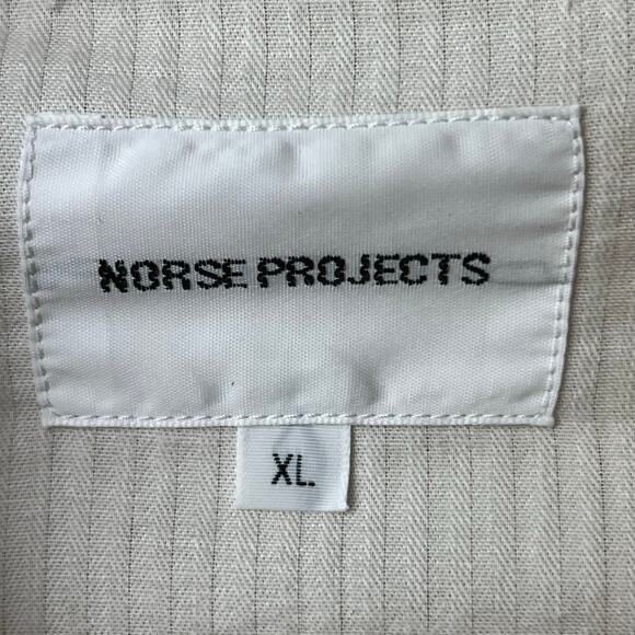 Norse Projects Men's Kyle Wool Shirt Jacket Mustard Yellow Size XL - Picture 5 of 13